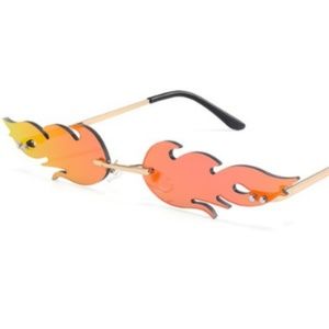 Stunning flame glasses